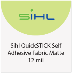 Sihl QuickSTICK Self Adhesive Fabric Matte 12 mil