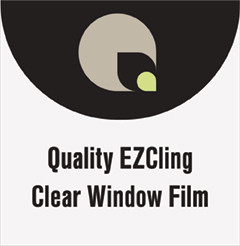 Quality EZCling Clear Window Film