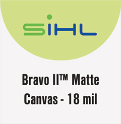 Bravo II™ Matte Canvas 18 mil