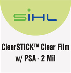 ClearSTICK™ Clear Film w/ PSA 2 Mil 