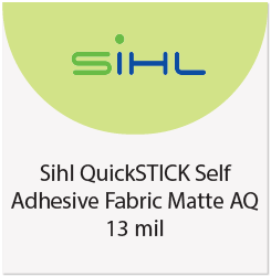 Sihl QuickSTICK Self  Adhesive Fabric Matte AQ 13 mil