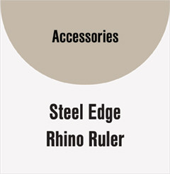 Steel Edge Rhino Ruler