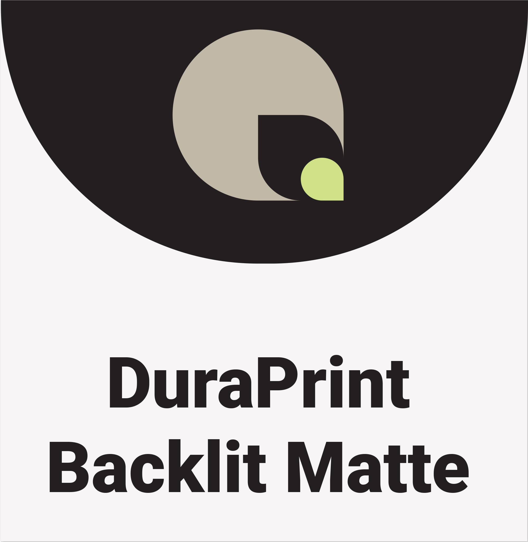 DuraPrint Backlit Matte 